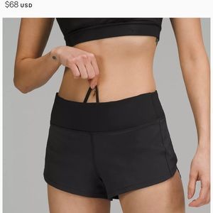 Lululemon Athletica Speed Up Low-Rise Lined Short 2.5”